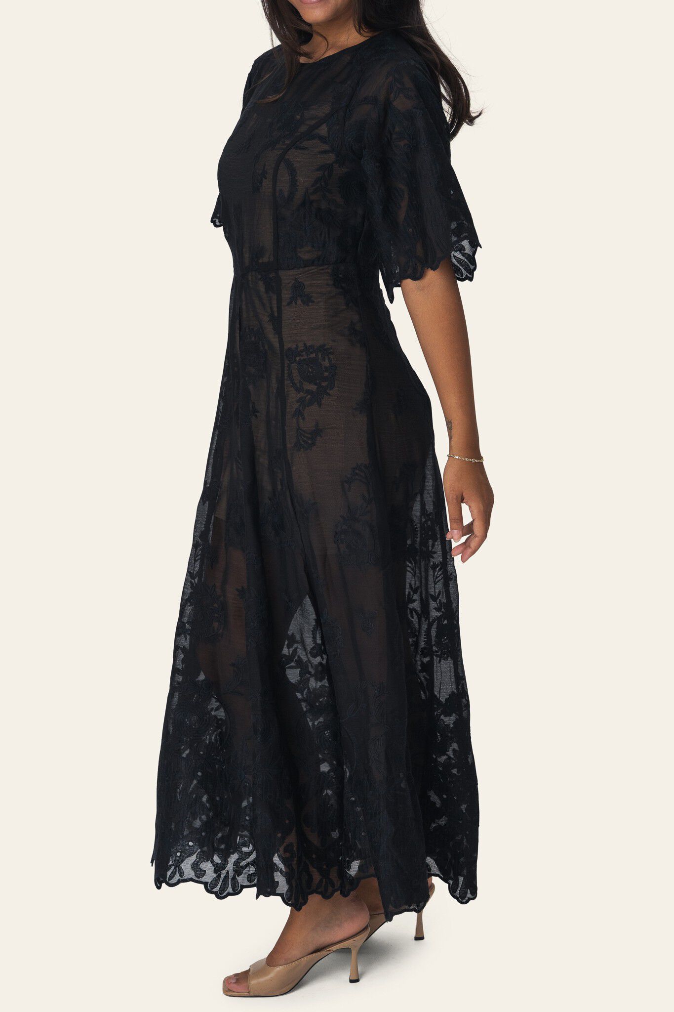 EllinorIC Lace Long Dress
