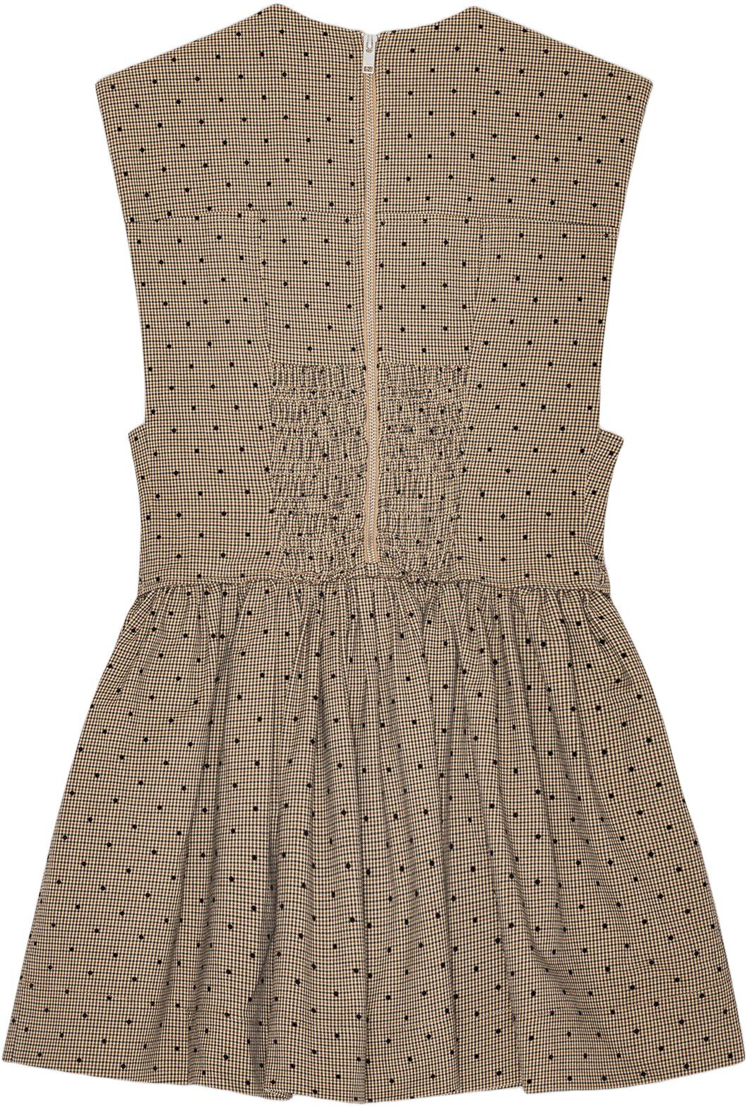 Flock Check Suiting Corset Mini Dre