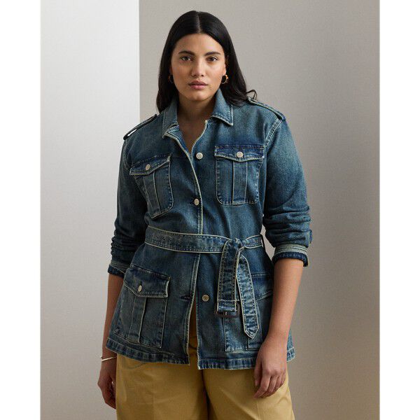Belted Denim Field Jacket