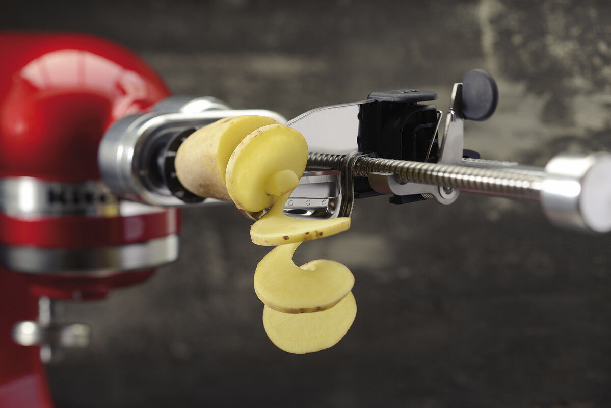 Spiralizer till k&ouml;ksmaskin st&aring;l/svart