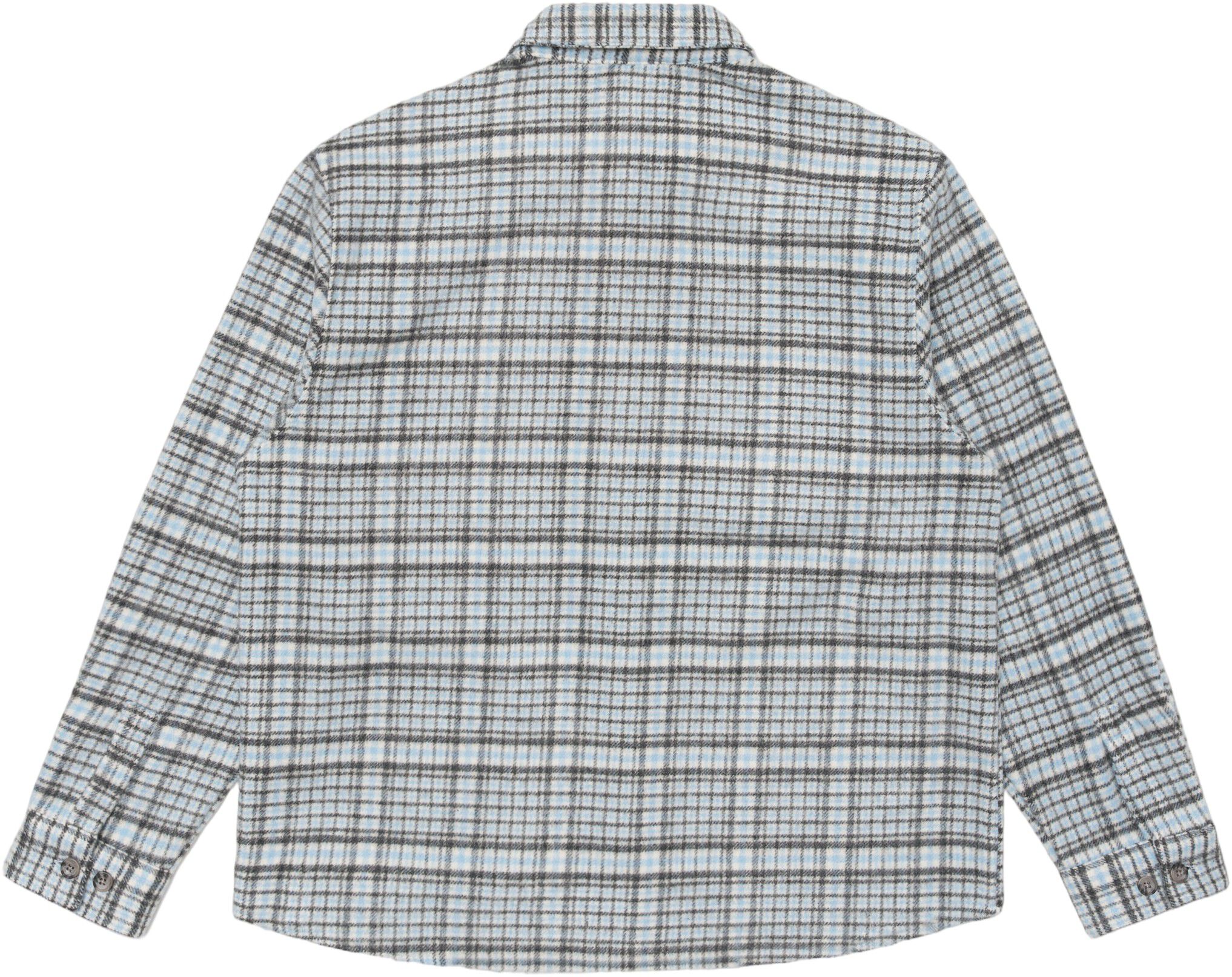 Julius Shirt Ls - Blue/Grey