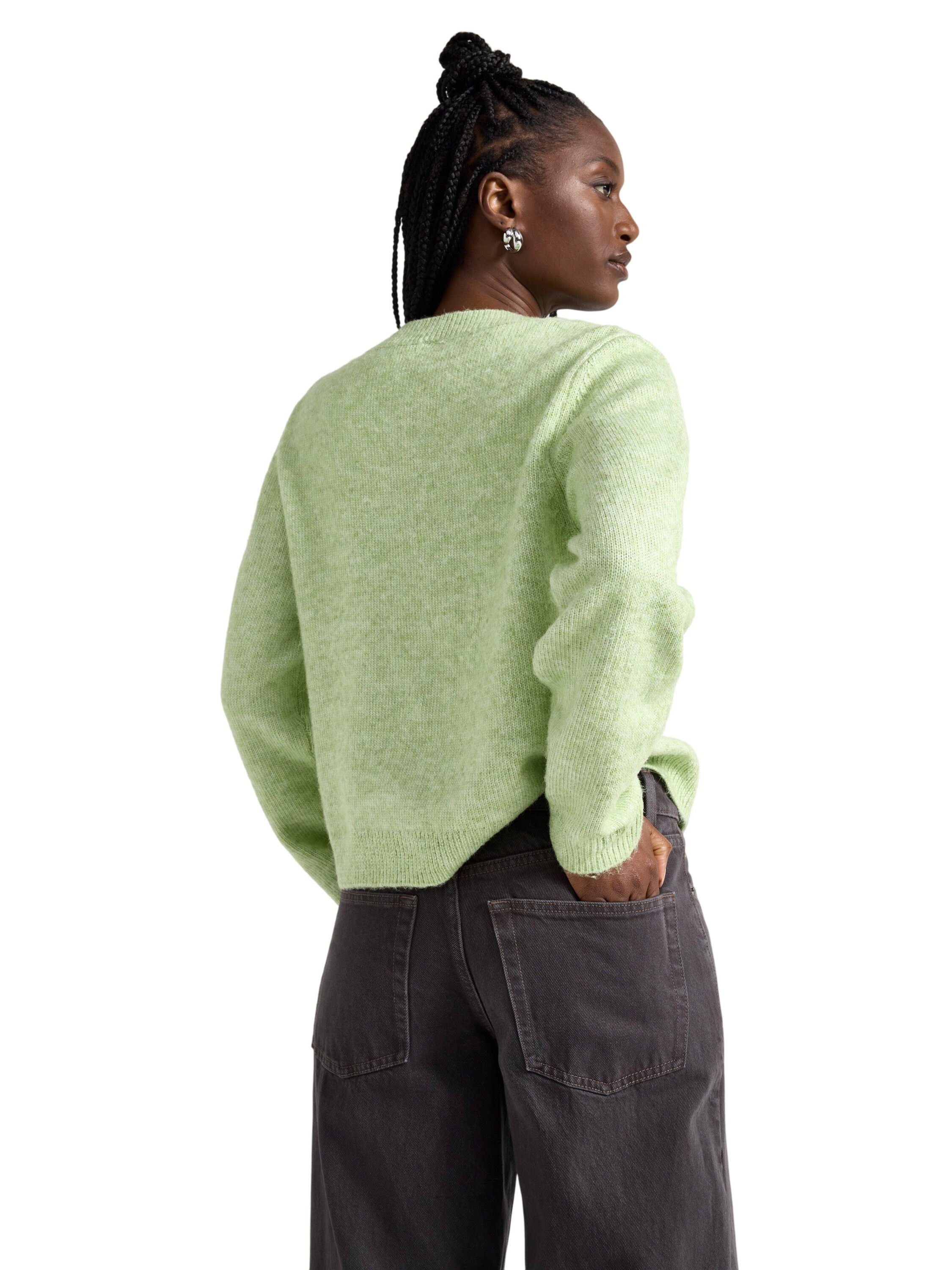 Strikket cardigan med en afslappet