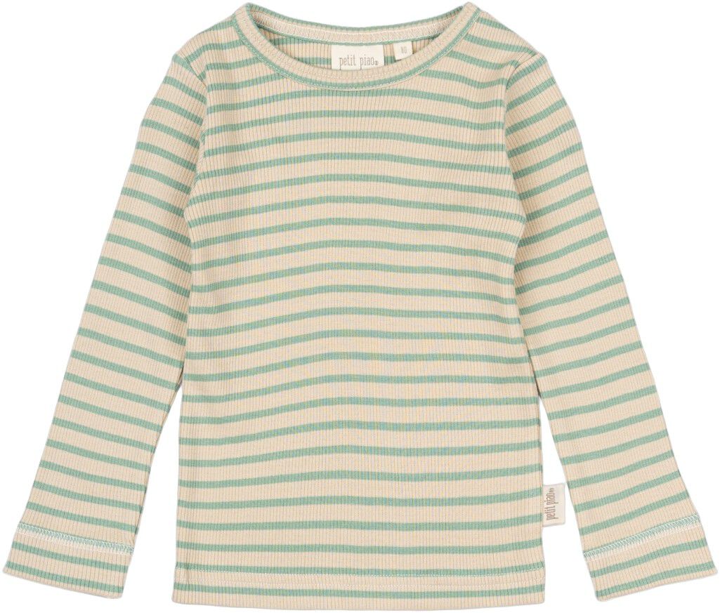 T-shirt L/S Modal Striped