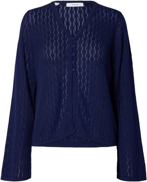 SLFTOLEDO STRUCTURE LS KNIT V-CARDI