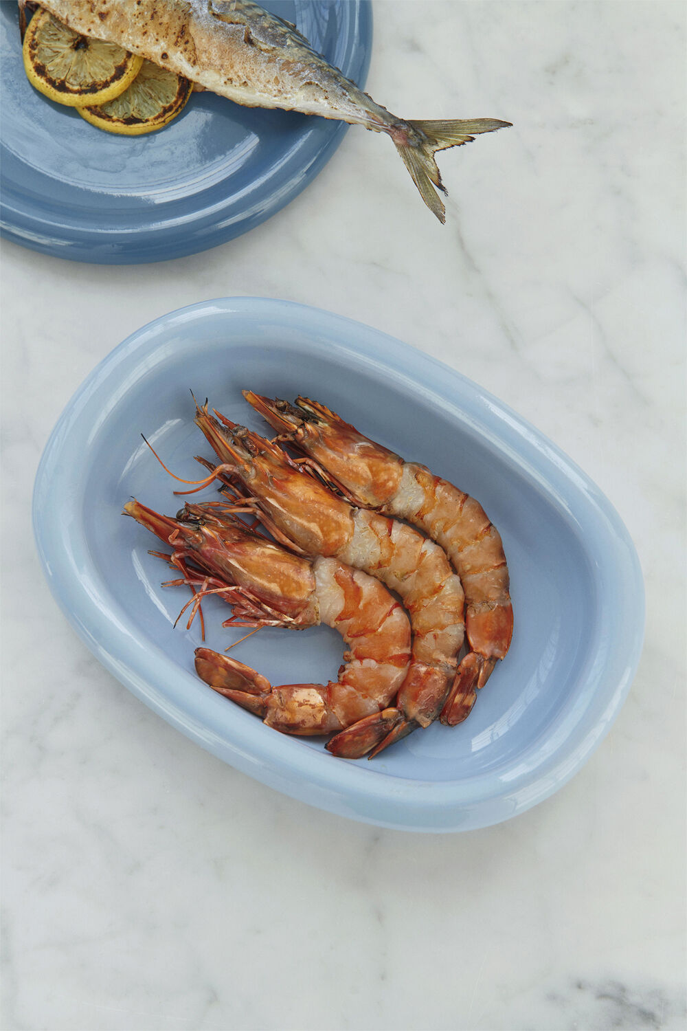 Barro Oval Dish-Small-Light blue
