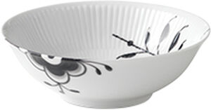 Black Fluted Mega 35 cl skål
