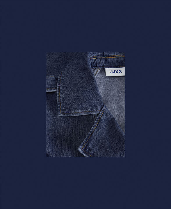 JXCARLIE SHORT LS DENIM TRENCHCOA D