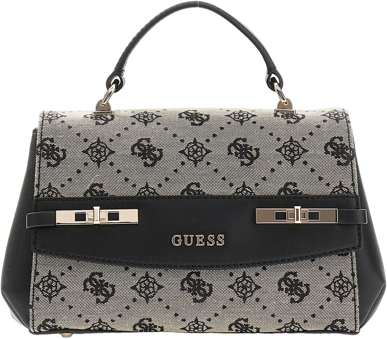 MELINDA LOGO TOP HANDLE FLAP