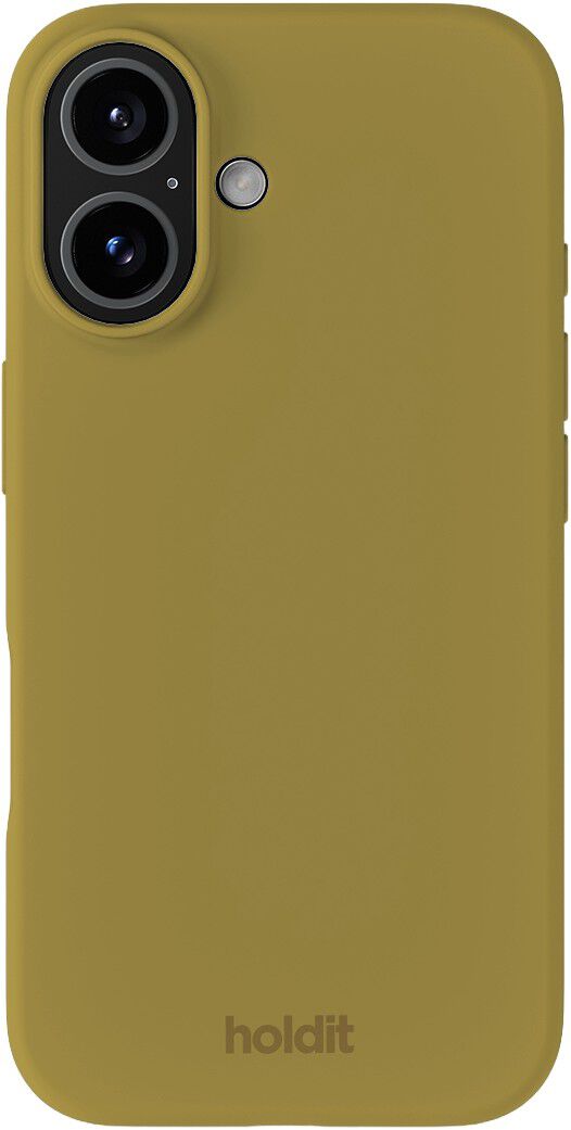 Silicone Case iPhone 16 Warm Olive