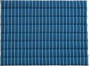 Outdoor Market Sofa Cushion - Blue with beige stripe -