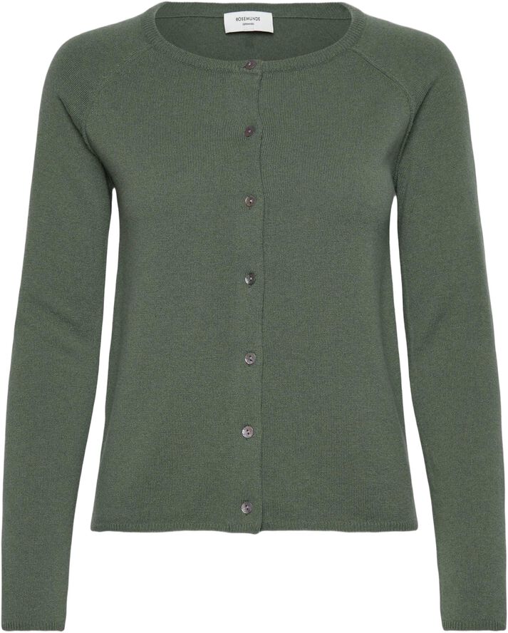 RWLaica Cashmere LS O-neck Raglan Cardigan