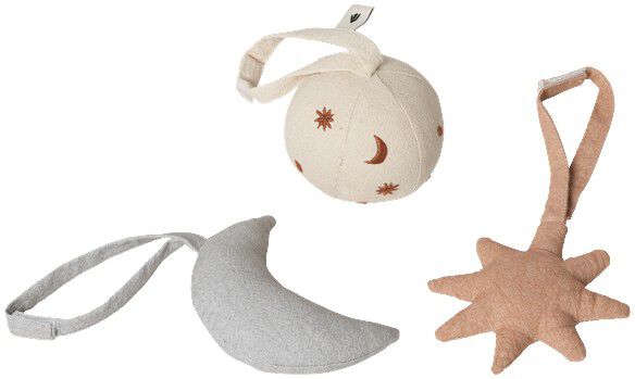 Skye Baby Toys - Set of 3 - Rose