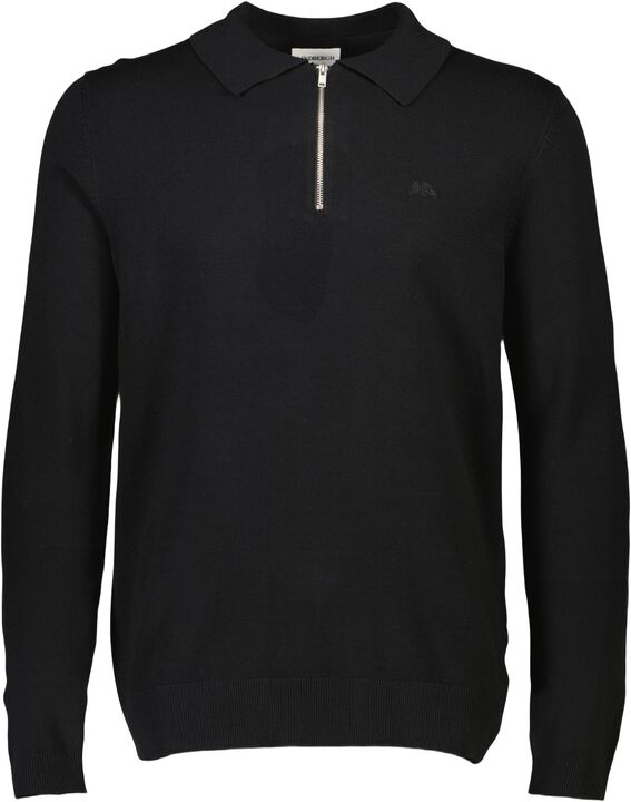 Ecovero L/S zip polo