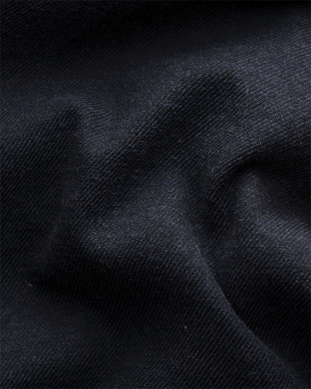 Slim Fit Navy Blue Flannel Shirt