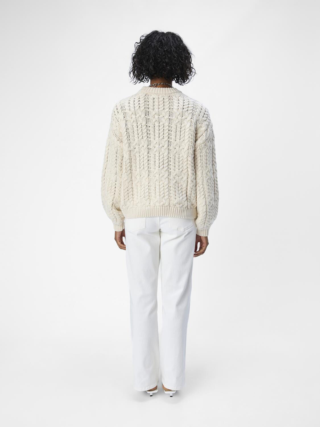 OBJDIDDI LO L/S KNIT PULLOVER NOOS