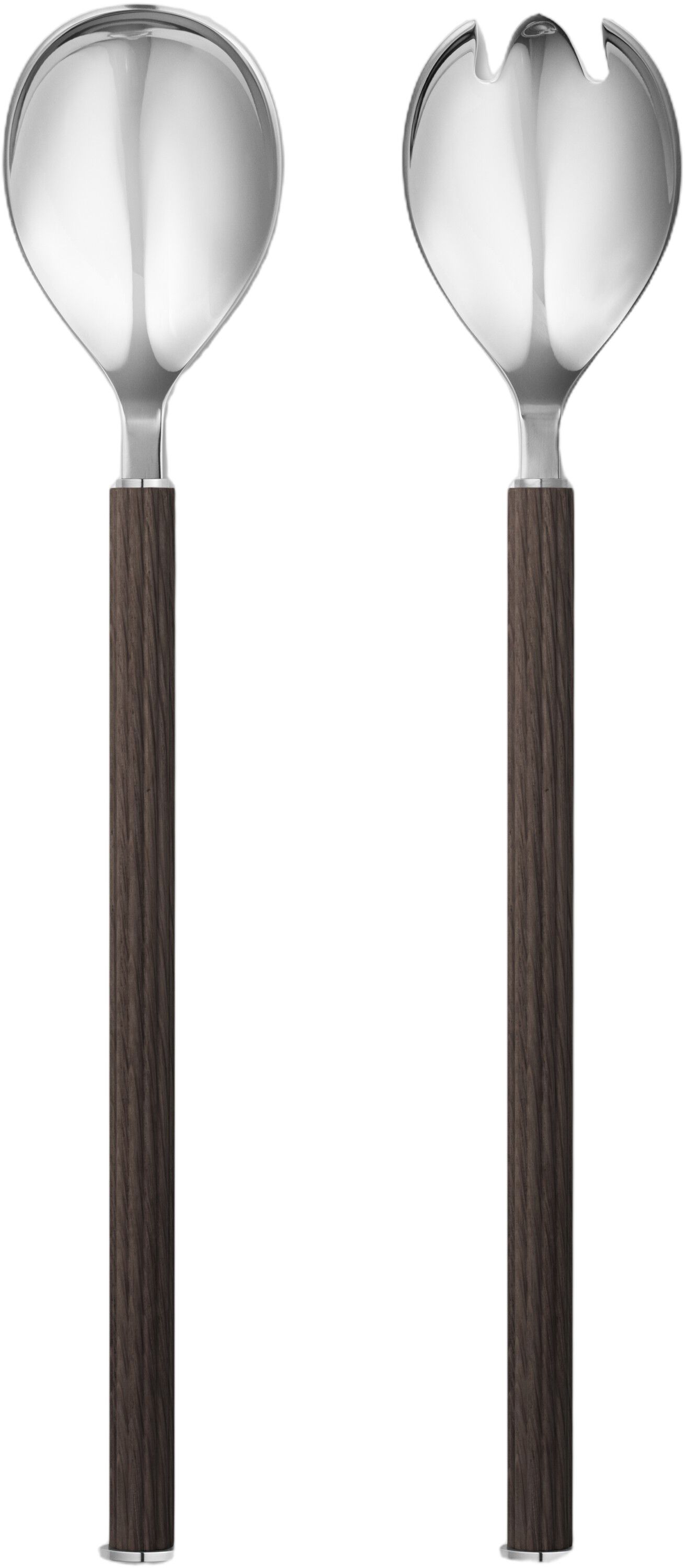 BERNADOTTE SALAD SET WOOD & STAINLESS STEEL