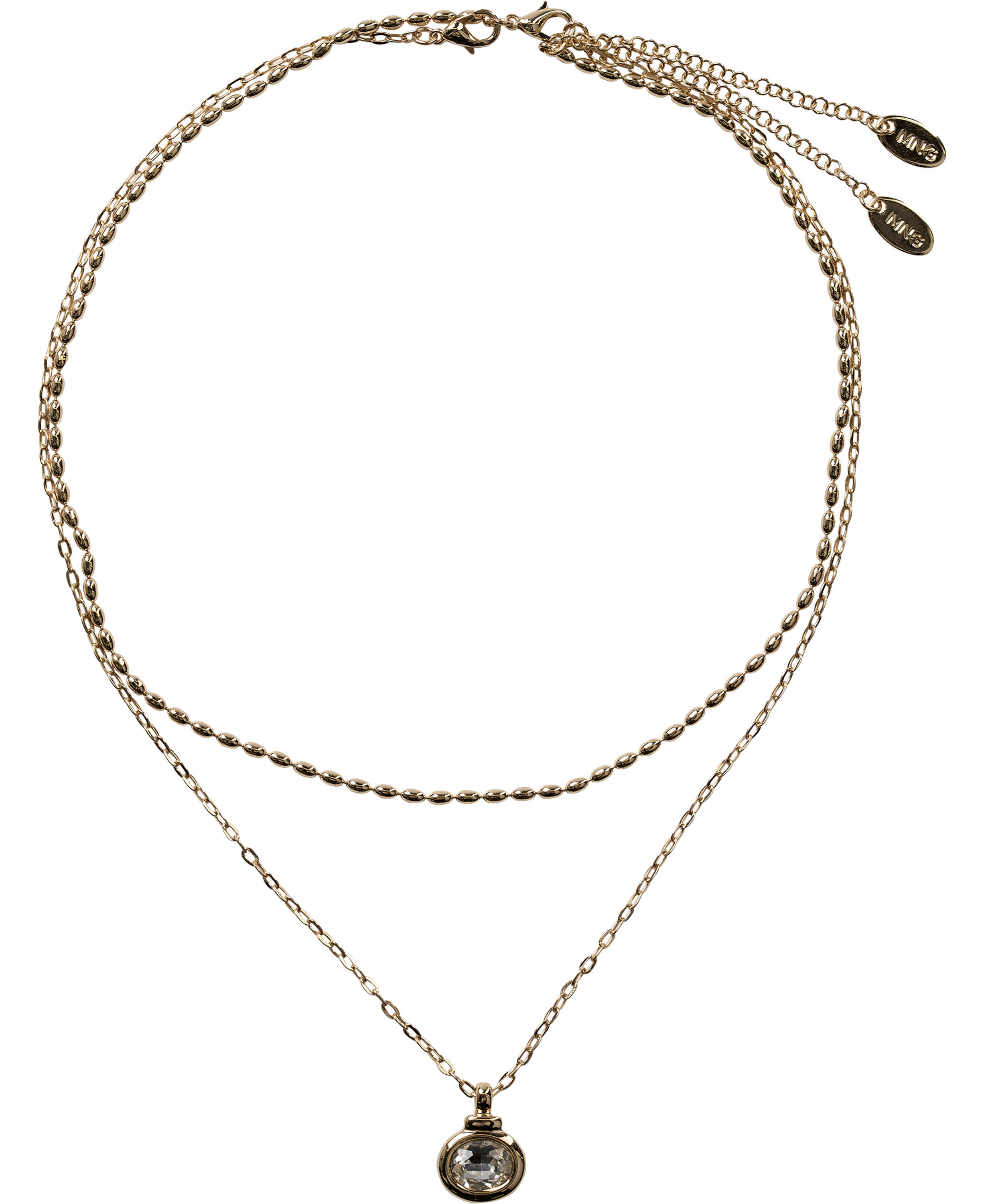 Mixed double necklace