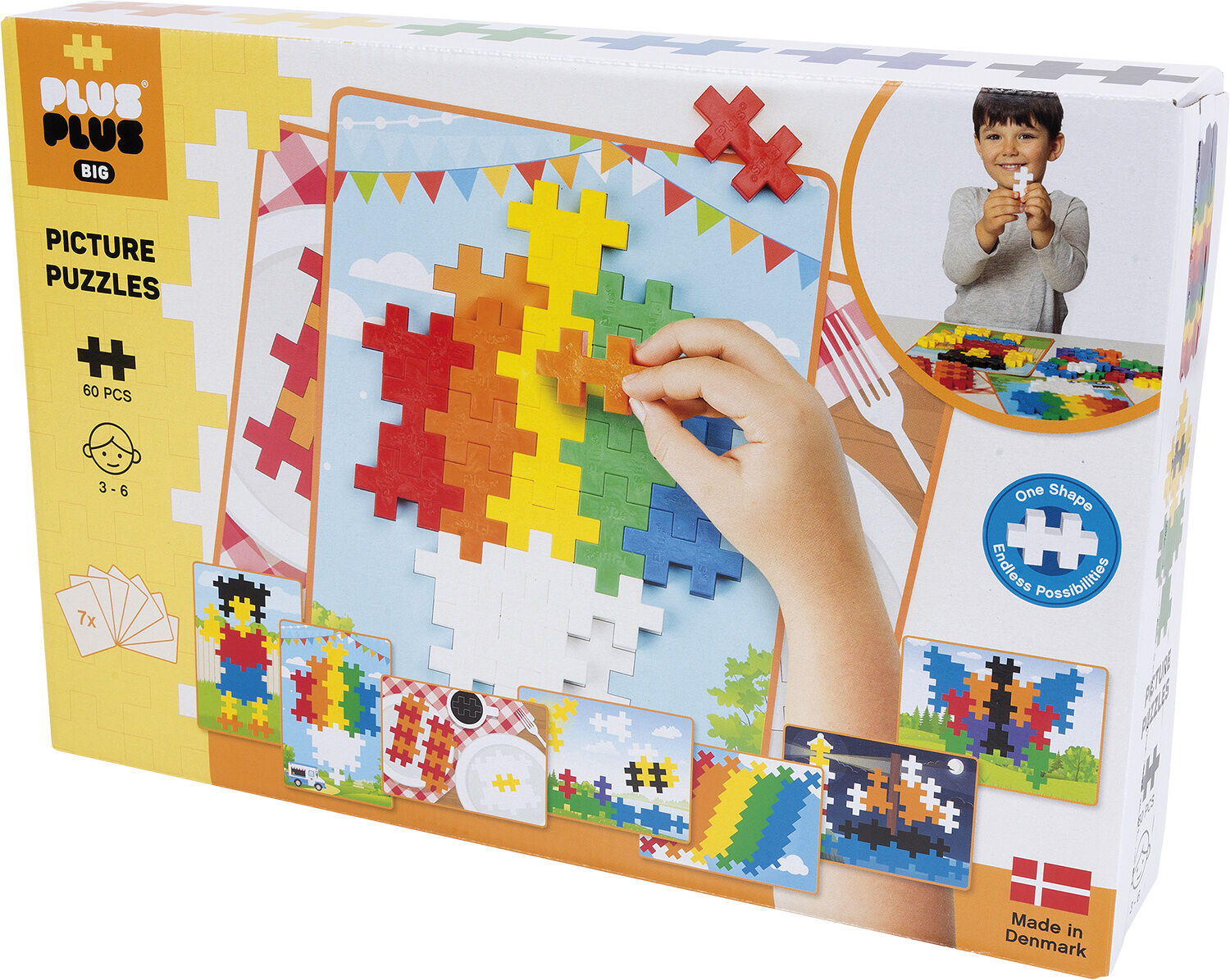 Puzzel Basic 60 pcs big