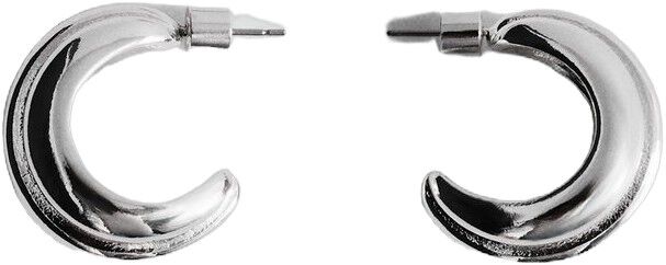 Embossed hoop earrings