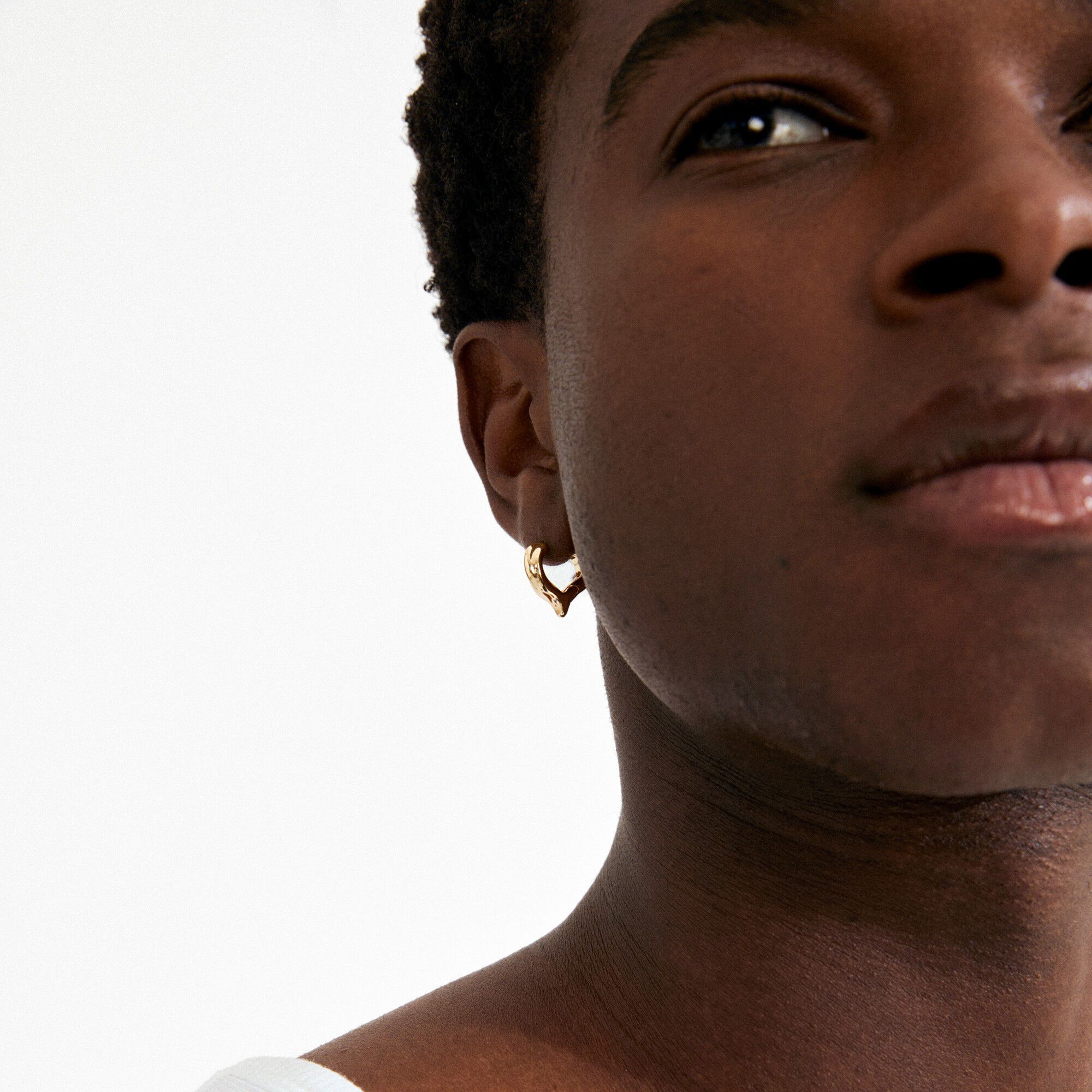 IRIS &oslash;reringe guldbelagt