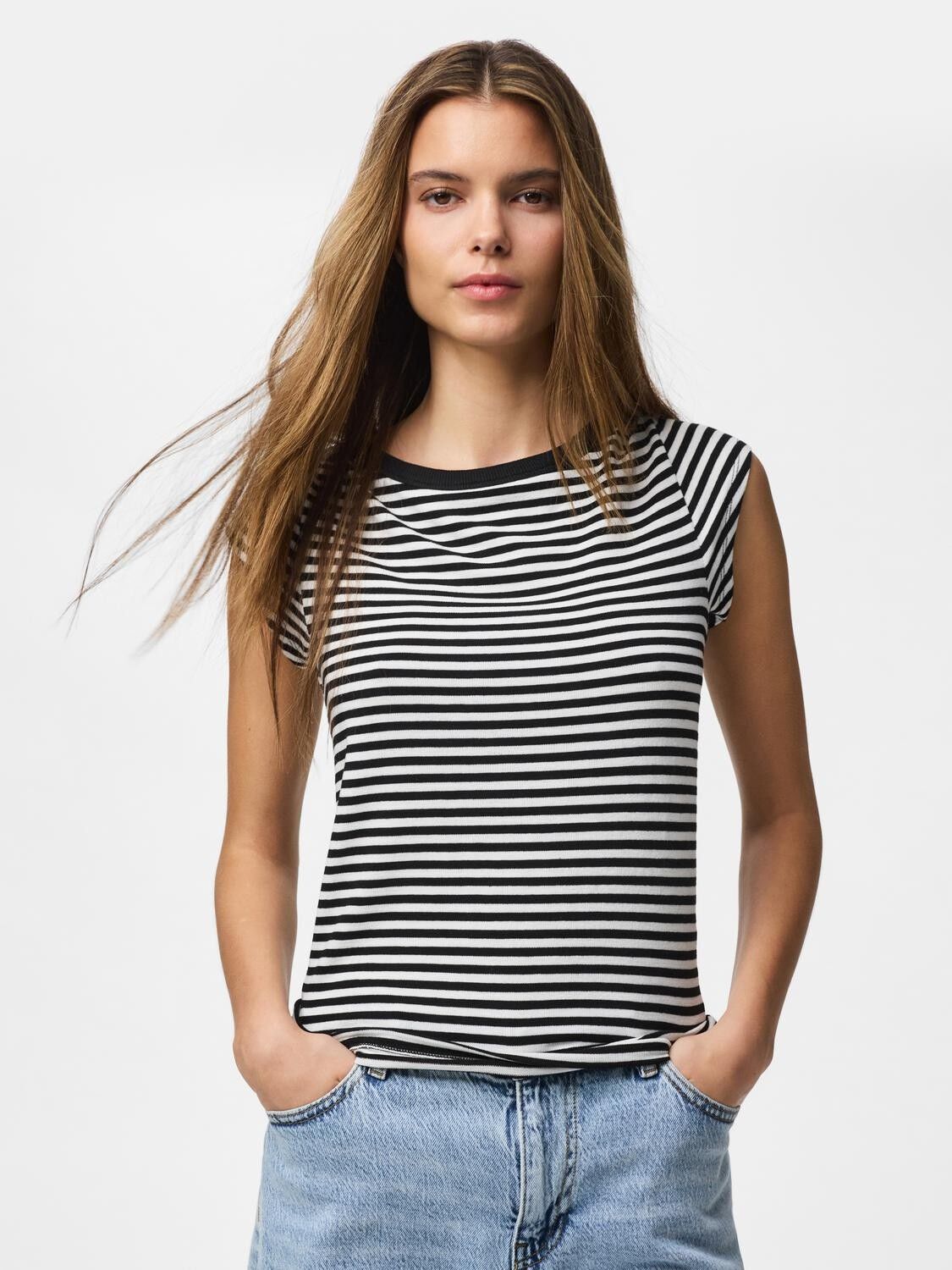 Pcsof C/S Boatneck Top Jrs Dm