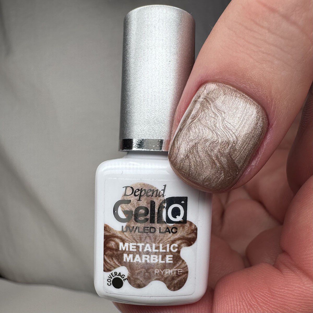 GeliQ Metallic Marble Pyrite