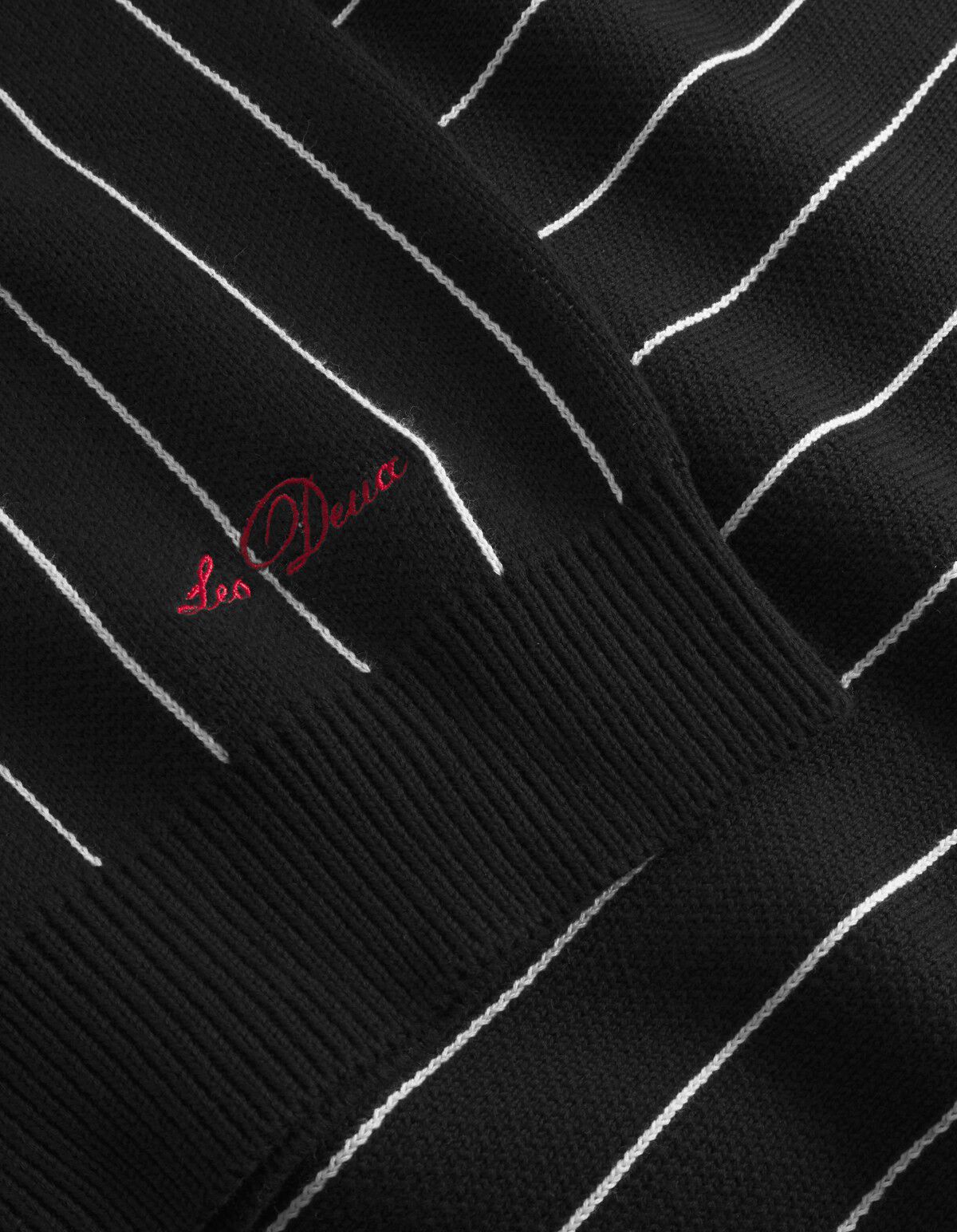 Gaston Jacquard Pinstripe Knit