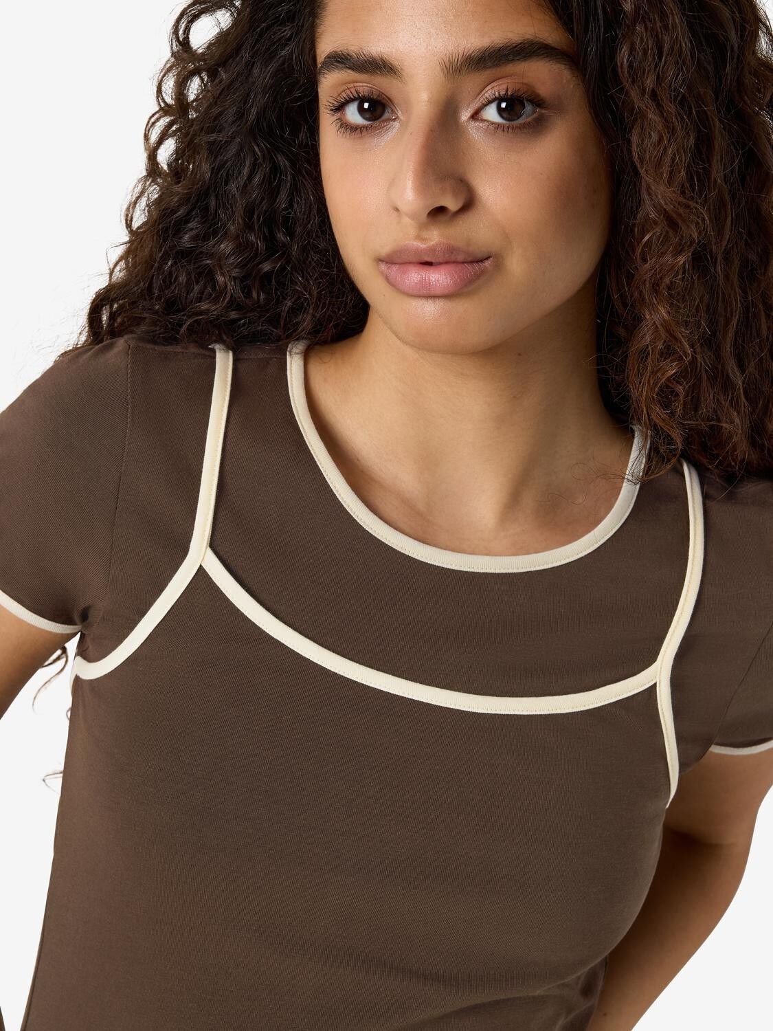 Nmkerry S/S Double Layer Top Tnt/14
