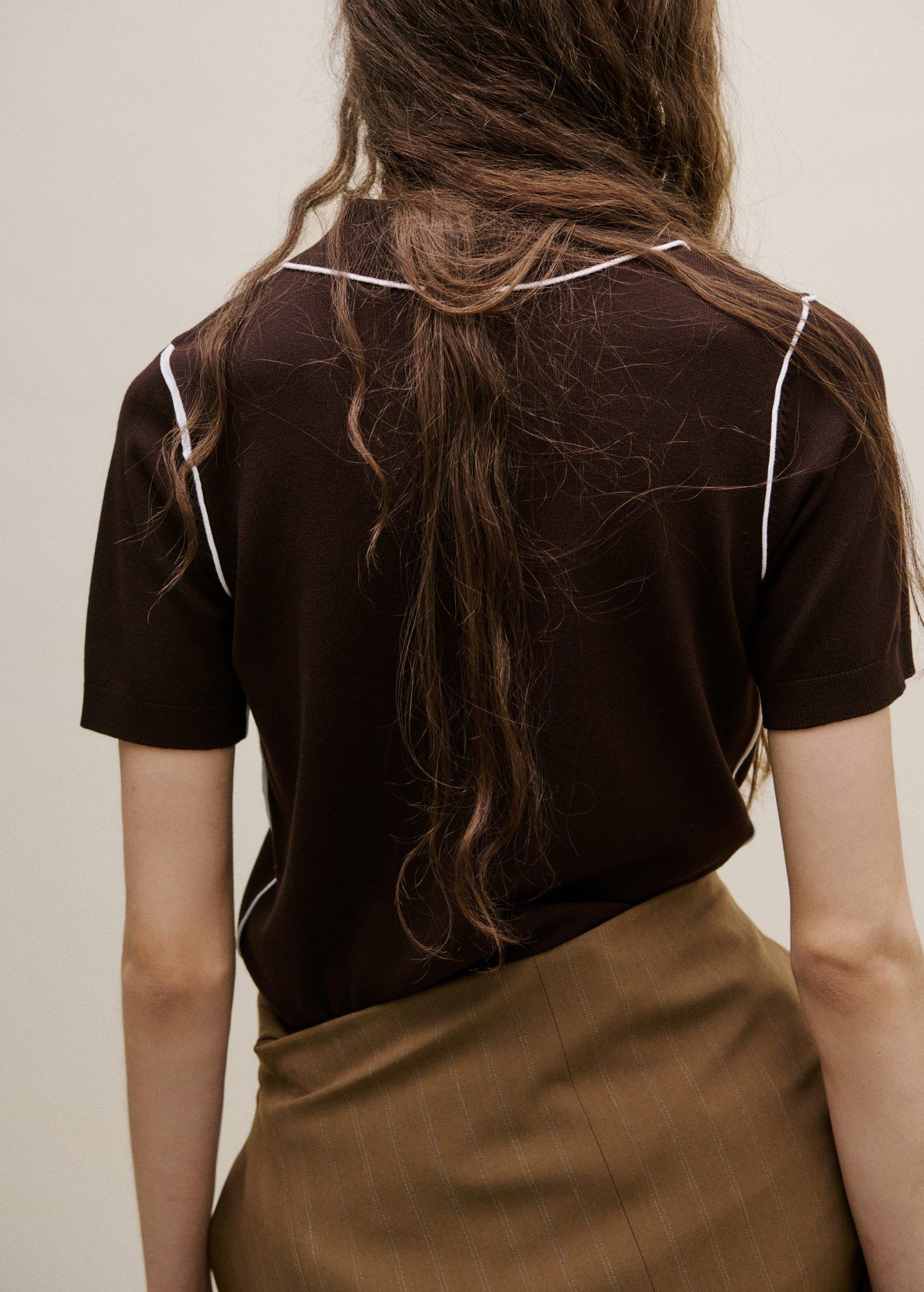 Contrasting stripes sweater