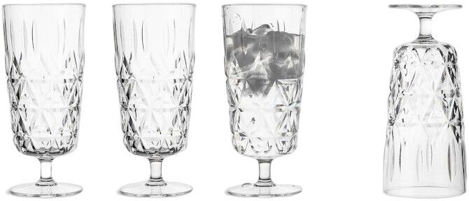 Picnic Juni glass high, 4-pcs (6) Clear