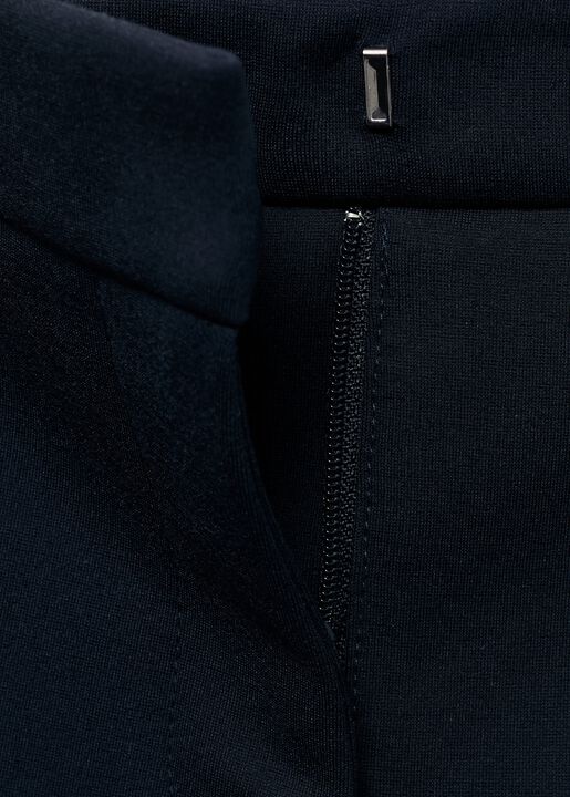 Straight mid-rise trousers