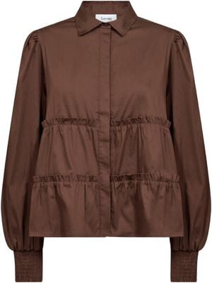 LR-ISLA SOLID 95 Skjorte Brun