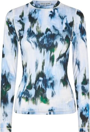 2244 Stocking Jersey, Elastic Long Sleeve Top