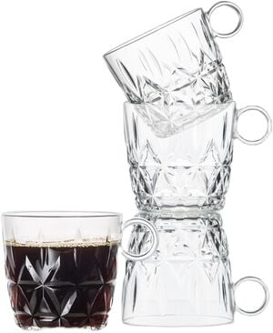 Picnic Juni coffee mug, 4-pcs 6 Clear