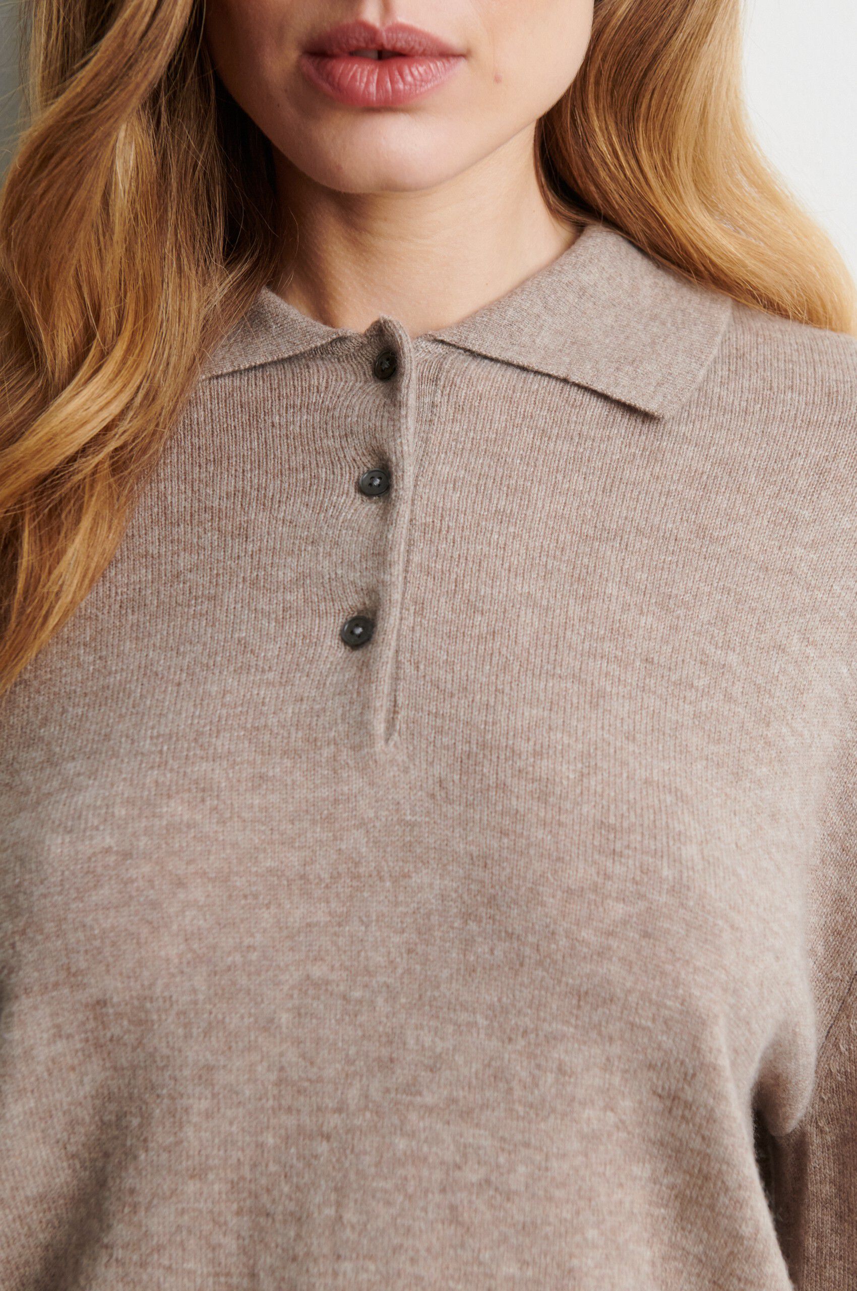 Longo Knit LS Collar