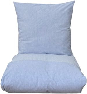 ØKOLOGISK SENGESÆT - MINI STRIB PATCHWORK