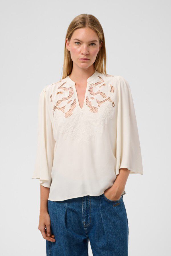 SLLantana Embroidery Blouse SS