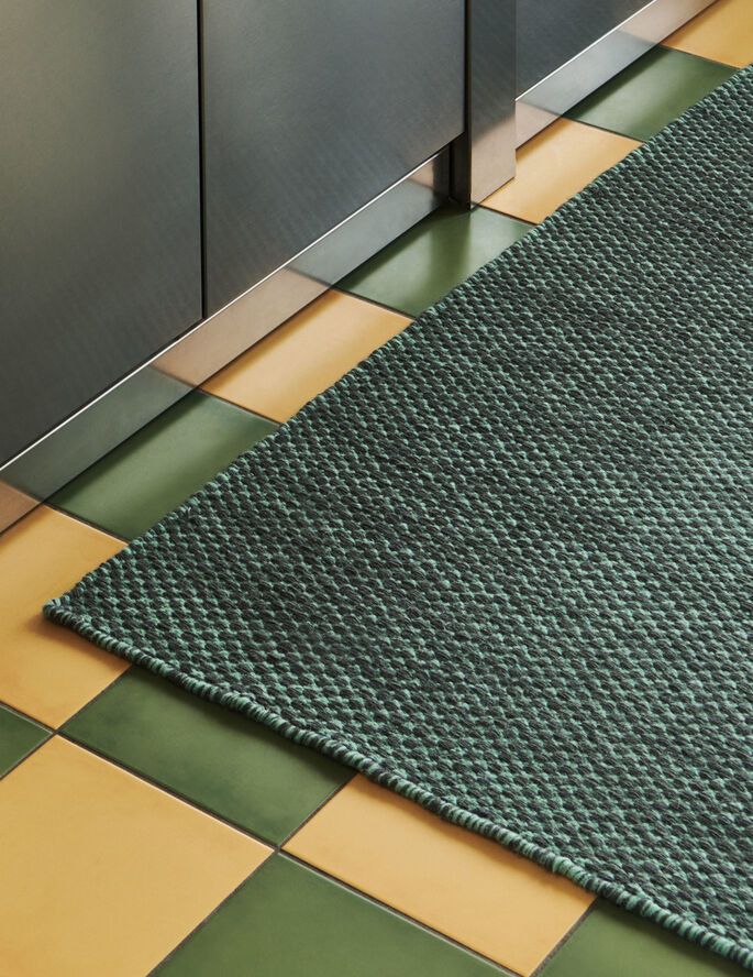 Moiré Runner-L200 x W80-Emerald green
