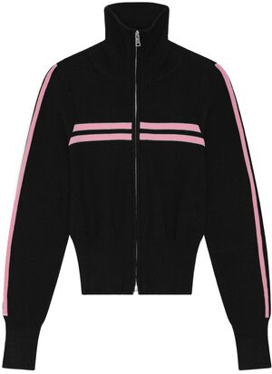 Track Zip Knit Cardigan
