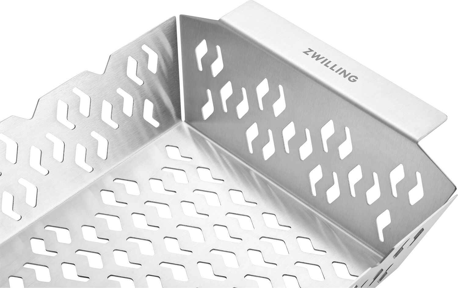 BBQ+ Grillkorg M Silver Rektangul&auml;r