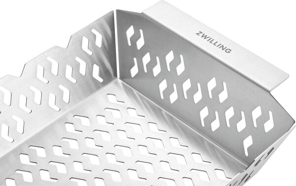 BBQ+ Grillkorg M Silver Rektangulär