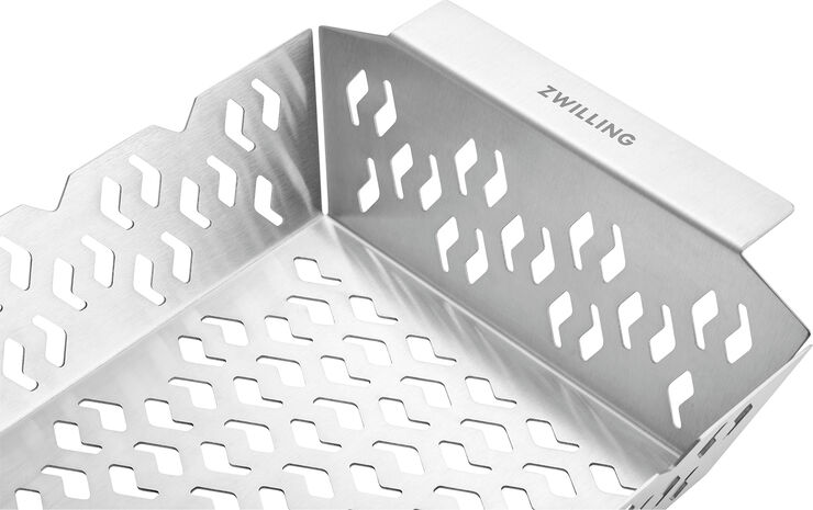 BBQ+ Grillkorg M Silver Rektangulär