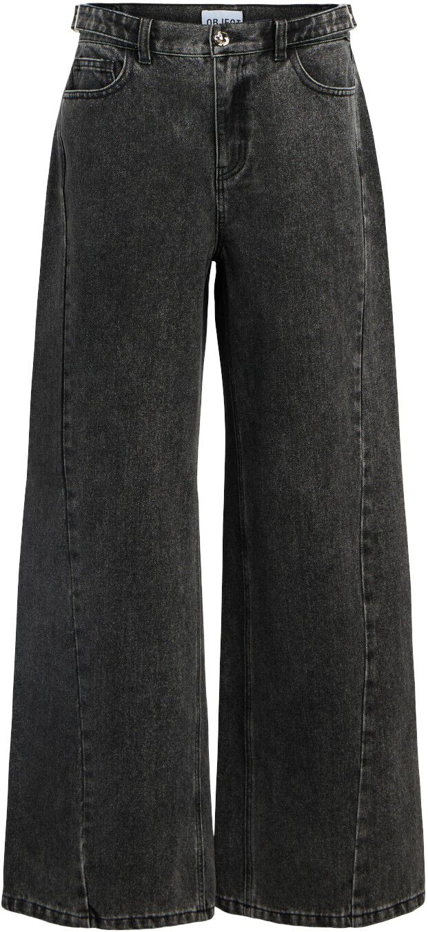 OBJMOJI BIRGIT MW WIDE JEANS 142