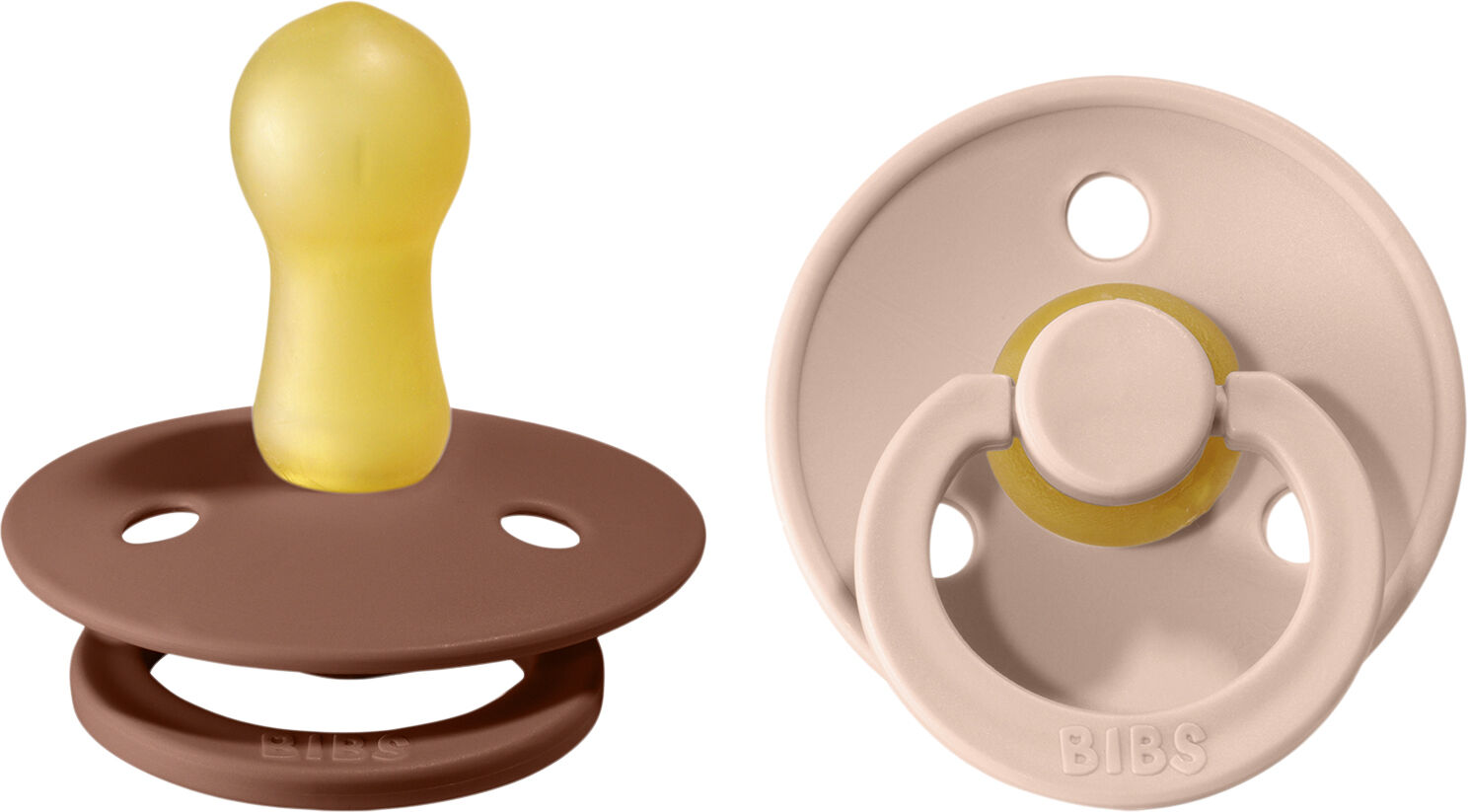 BIBS Colour 2 PACK Woodchuck/Blush