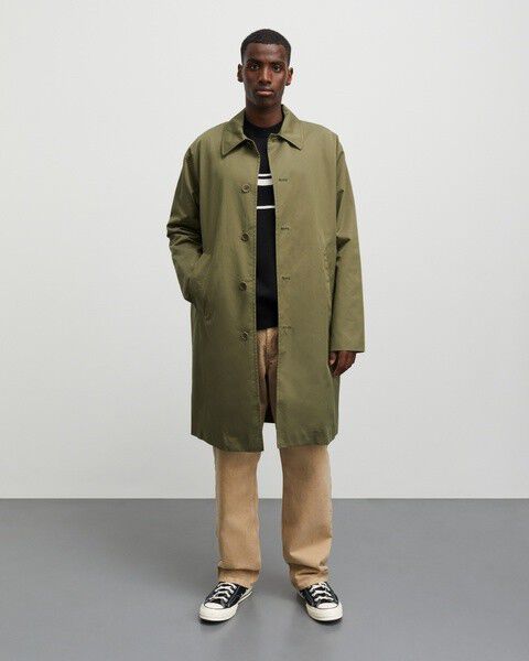 Repellent Twill Curtis Coat