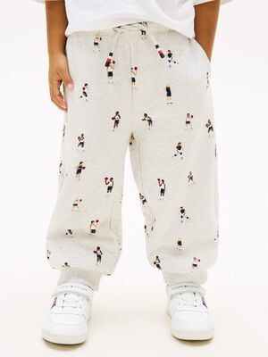 Print Terry Cuffed Joggers