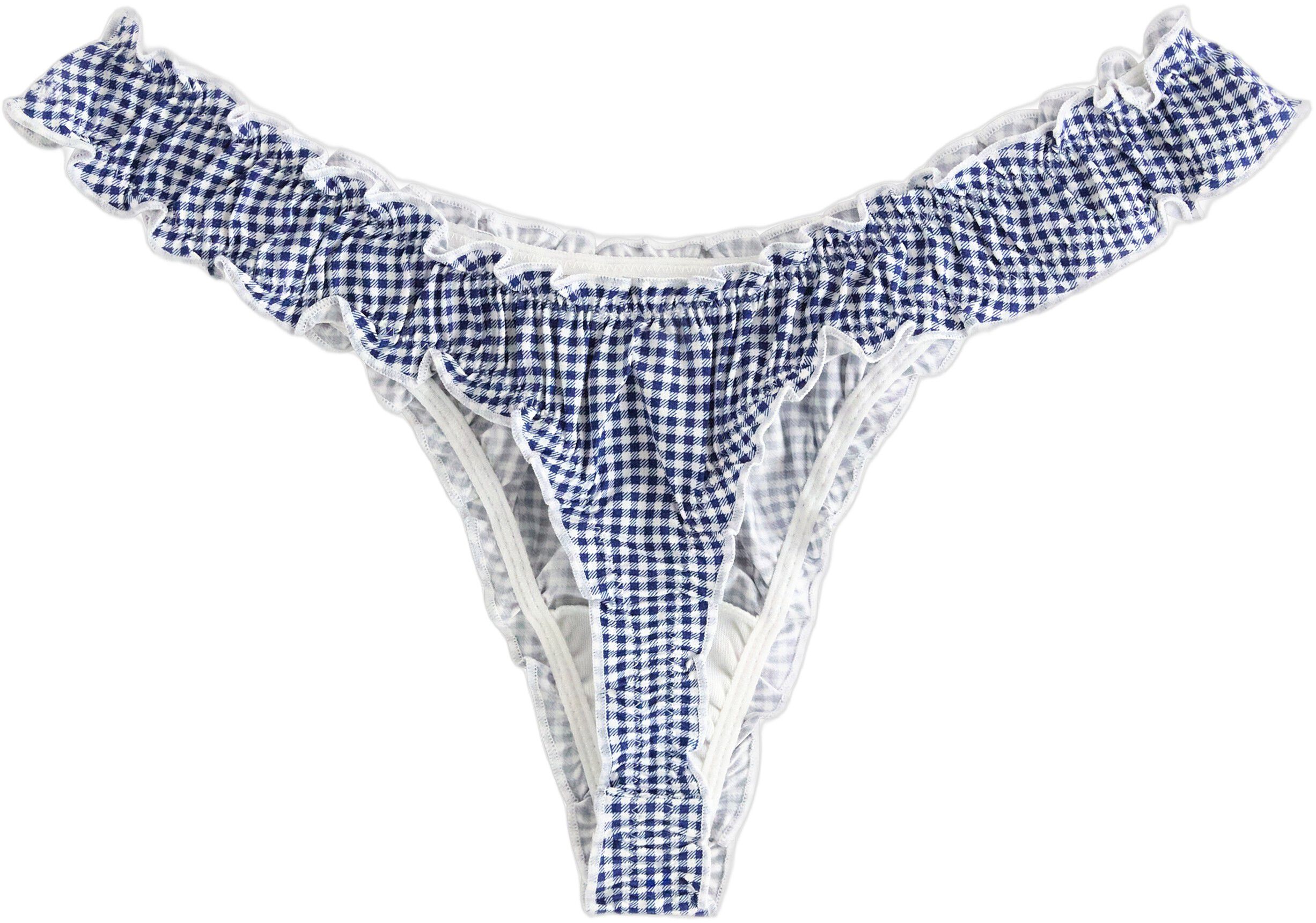 G-streng med lav talje og b&oslash;lgede,