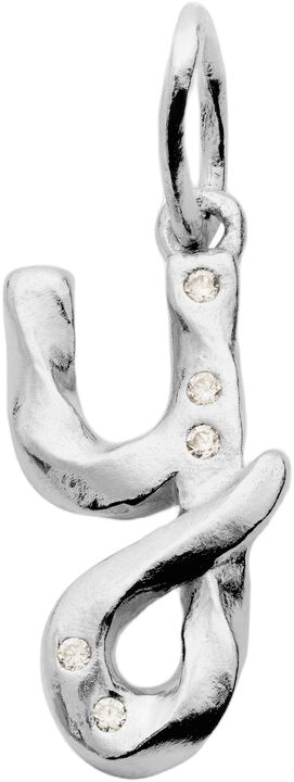 Alphabet Pendant Silver