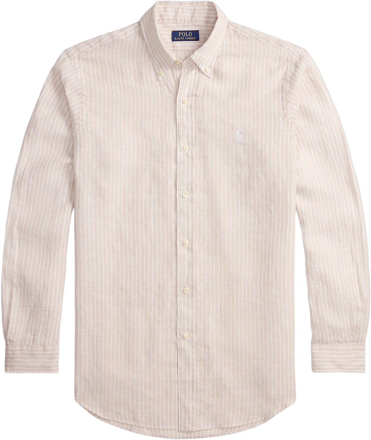 Custom Fit Striped Linen Shirt