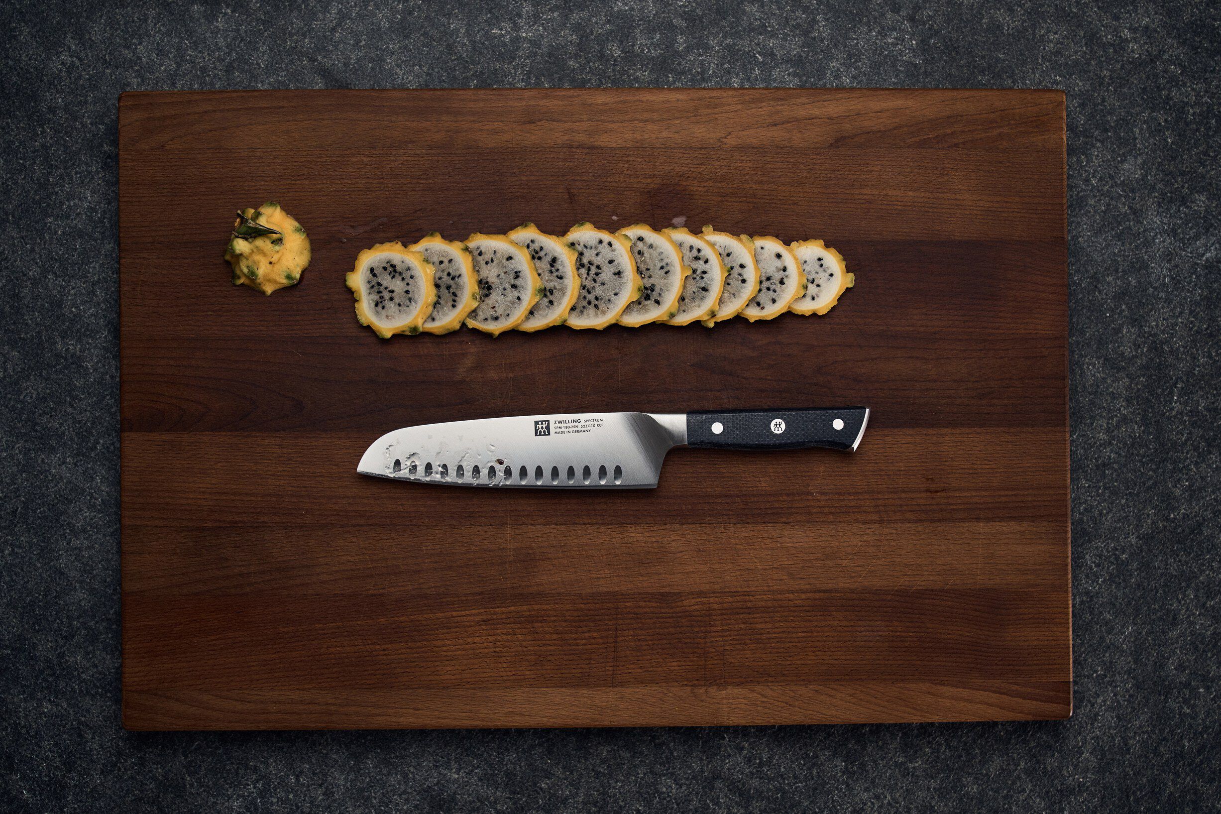 Spectrum Santoku Japansk kockkniv 18 cm, Hollow ground